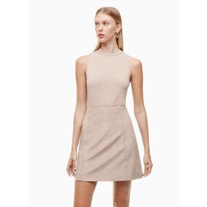 BABATON | Modern Mini Skirt Vegan Suede Size 6 Aritzia